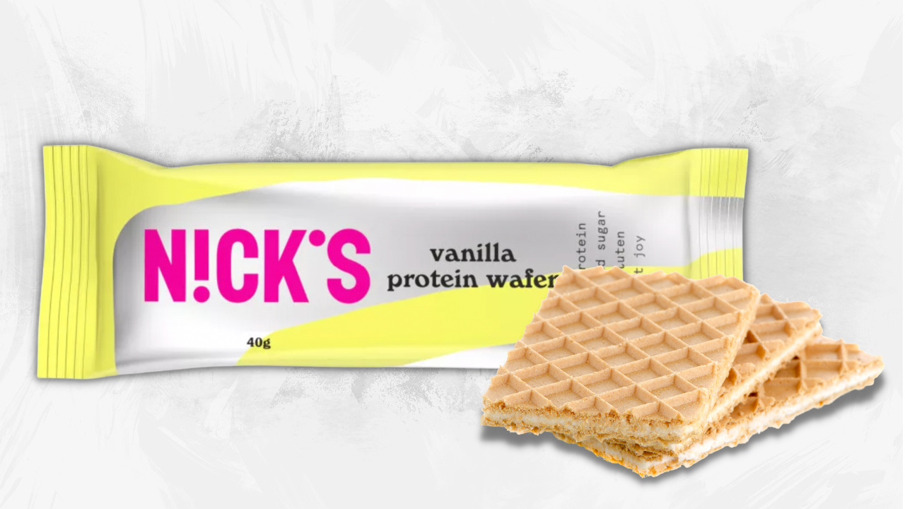 Vanília ízű protein ostya