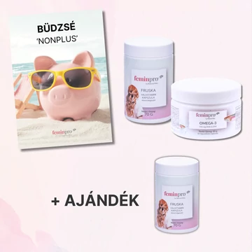 Büdzsé csomag, ajándék Fruskával