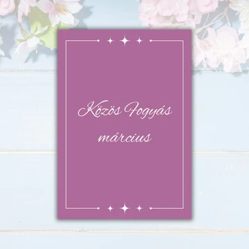 Közös Fogyás Március - e-book